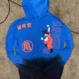 Others Follow Blue Graphic Hoodie